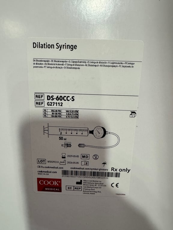 DS-60CC-S - Dilation Syringe