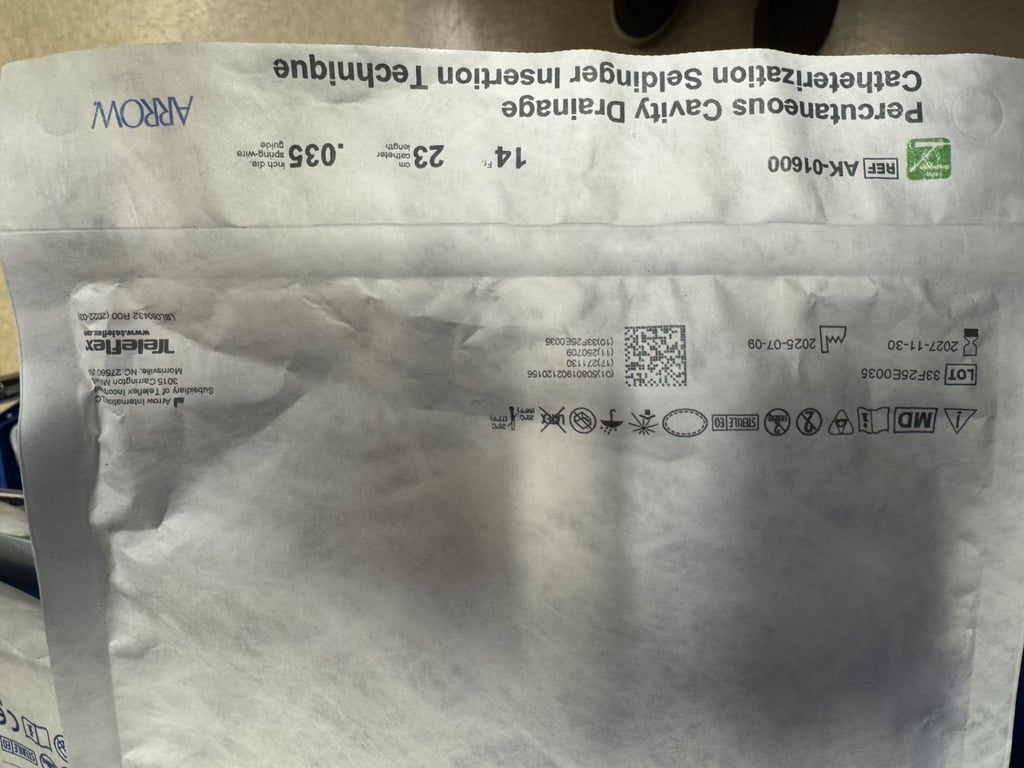 AK-01600 - Percutaneous Cavity Drainage Catheterization Seldinger Insertion Technique