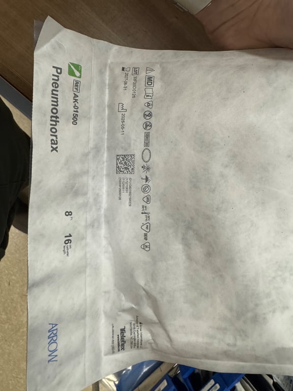 AK-01500 - Arrow Pneumothorax Catheter