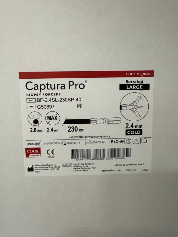 BF-2.4SL-230SP-40 - Forceps With Spike