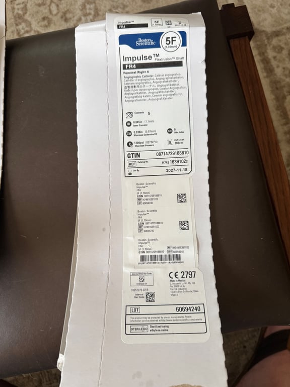 H74916391021 - Angiographic Catheter