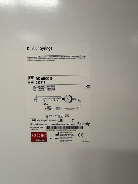 DS-60CC-S - Dilation Syringe