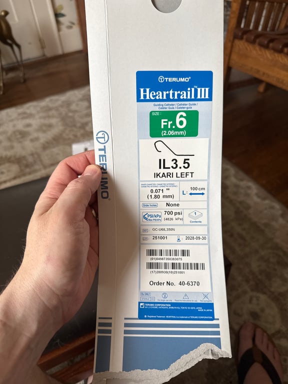 GC-U6IL350N - HEARTRAIL III Guiding Catheter