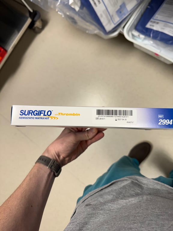 2994 - SURGIFLO Hemostatic Matrix Kit with Thrombin