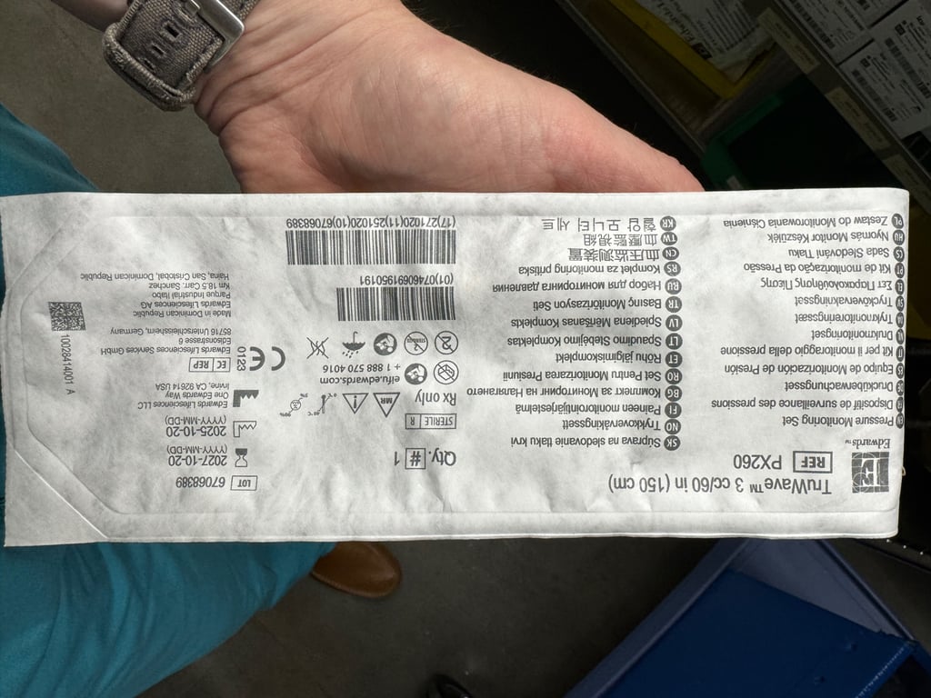 PX260 - PRESSURE MONITORING SET