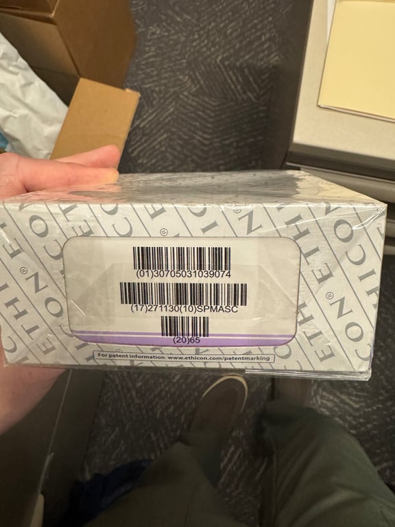 J344H - Violet Braided (Polyglactin 910), Synthetic Absorbable Suture