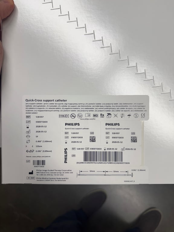 518-037 - Quick-Cross Support Catheter