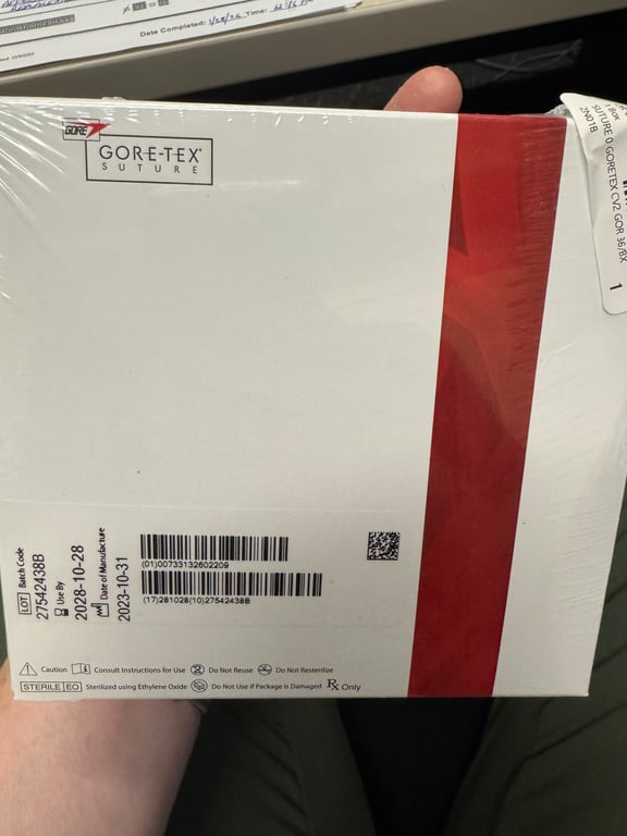 2N01 - GORE-TEX SUTURE CV-2 91cmSingleArm TH-26-1dz