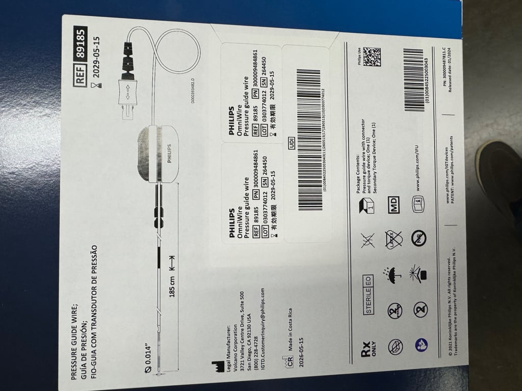 89185 - OmniWire Pressure guide wire
