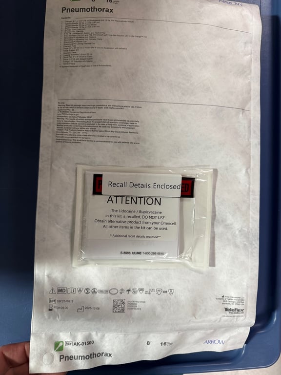 AK-01500 - Pneumothorax Kit