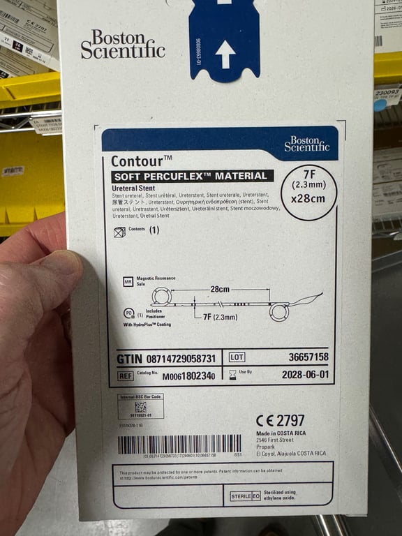 M0061802340 - Ureteral Stent TEST ITEM NOT FOR SALE