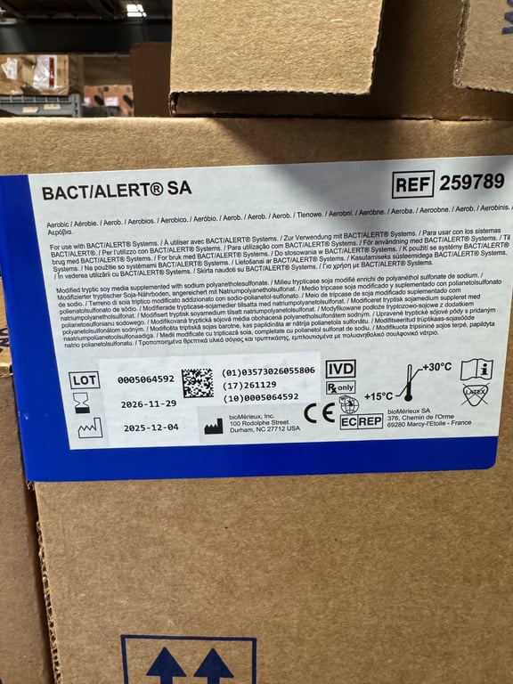 BACT/ALERT® SA - The BACT/ALERT SA Culture Bottles are used for the recovery and detection of aerobic microorganisms (bacteria and fungi) from blood and other normally sterile body fluids.