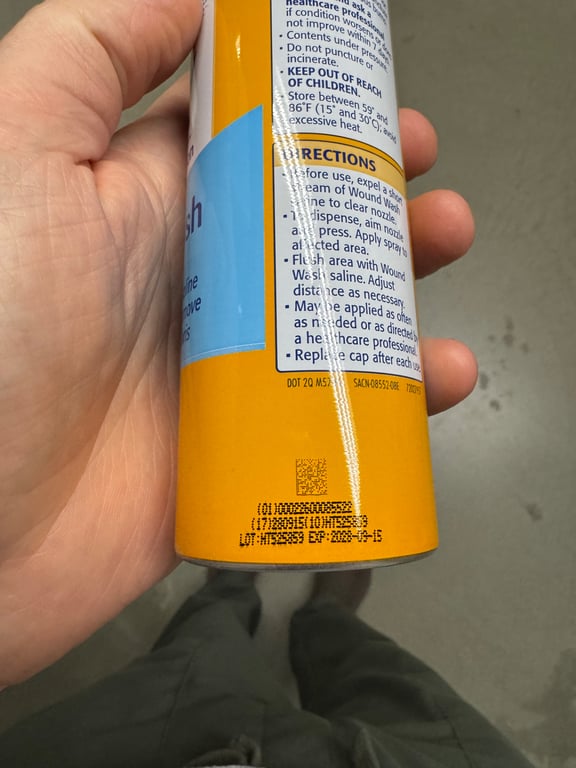 00022600085522 - Simply Saline Sterile Saline Solution Wound Wash